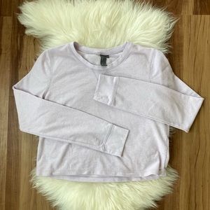 Sweaty Betty Long Sleeve Crop Top